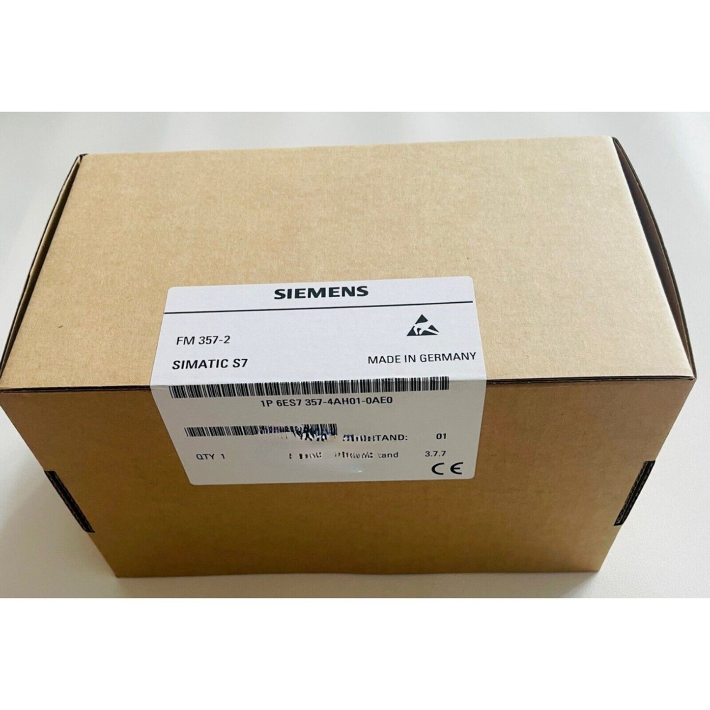 Siemens SIMATIC S7-300 FM 357-2 function module in box. Made in Germany, PLC automation part.
