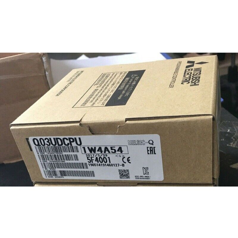 Mitsubishi Q03UDCPU PLC Module in box, MELSEC-Q Series, new condition, industrial automation part.