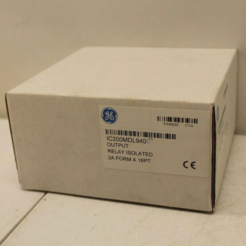 GE IC200MDL940 PLC Module, Relay Isolated, 2A Form A 16PT, for industrial automation.