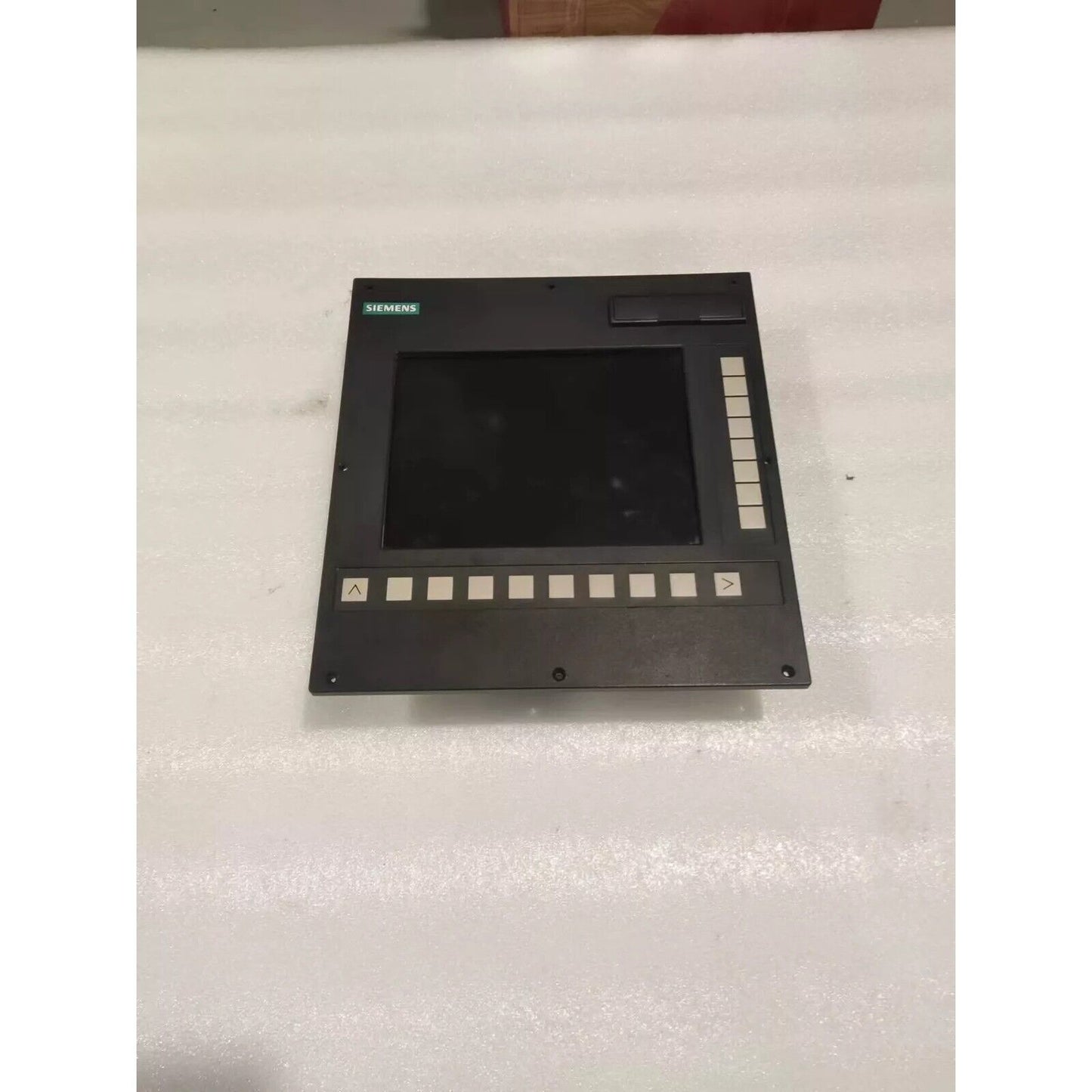 Siemens 802D CNC system panel 6FC5610-0BA10-0AA1, industrial automation part, black control panel.