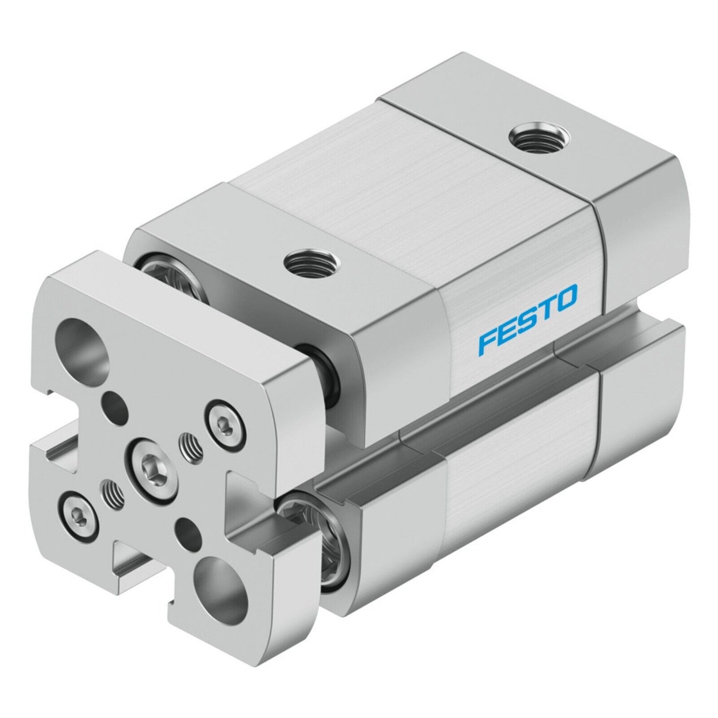 Festo ADNGF-12-5-P-A compact cylinder, industrial automation part, pneumatic component.