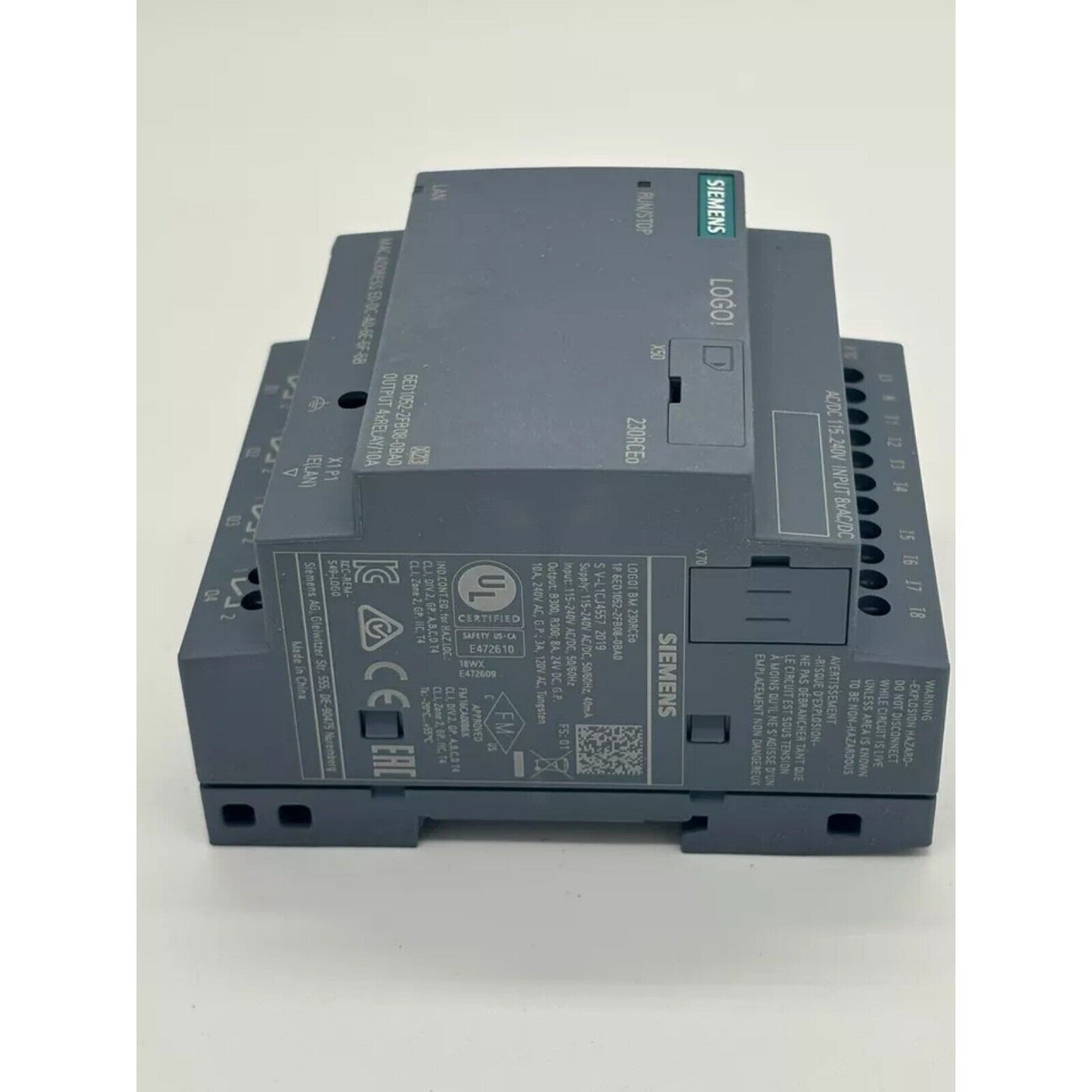 PLC | Siemens | 6ED1052-2FB08-0BA0 6ED1 052-2FB08-0BA0 LOGO! 230RCEO, logic module