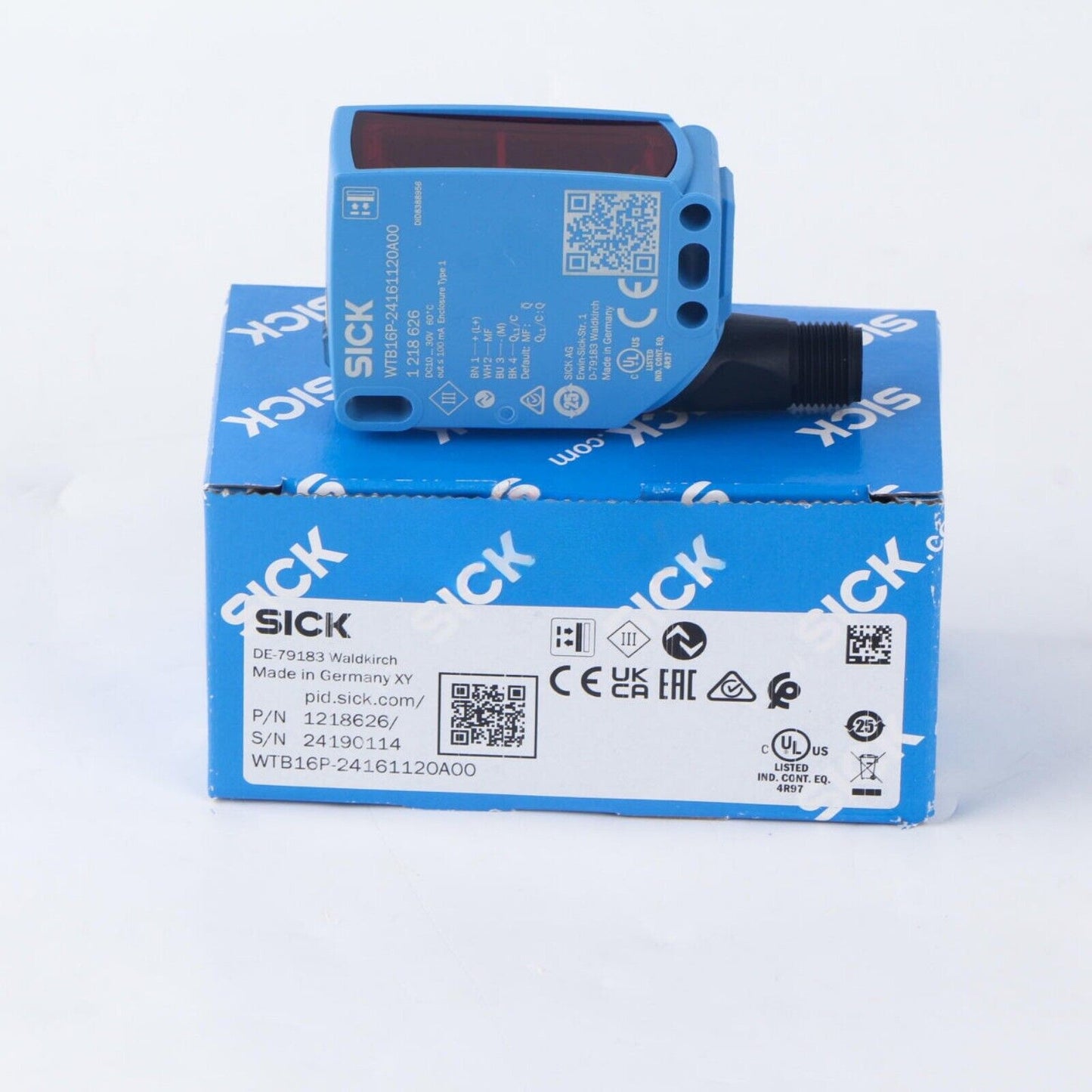 Sensor | Sick | WTB16P-24161120A00 WTB16P24161120A00 1218626 Photoelectric Sensor