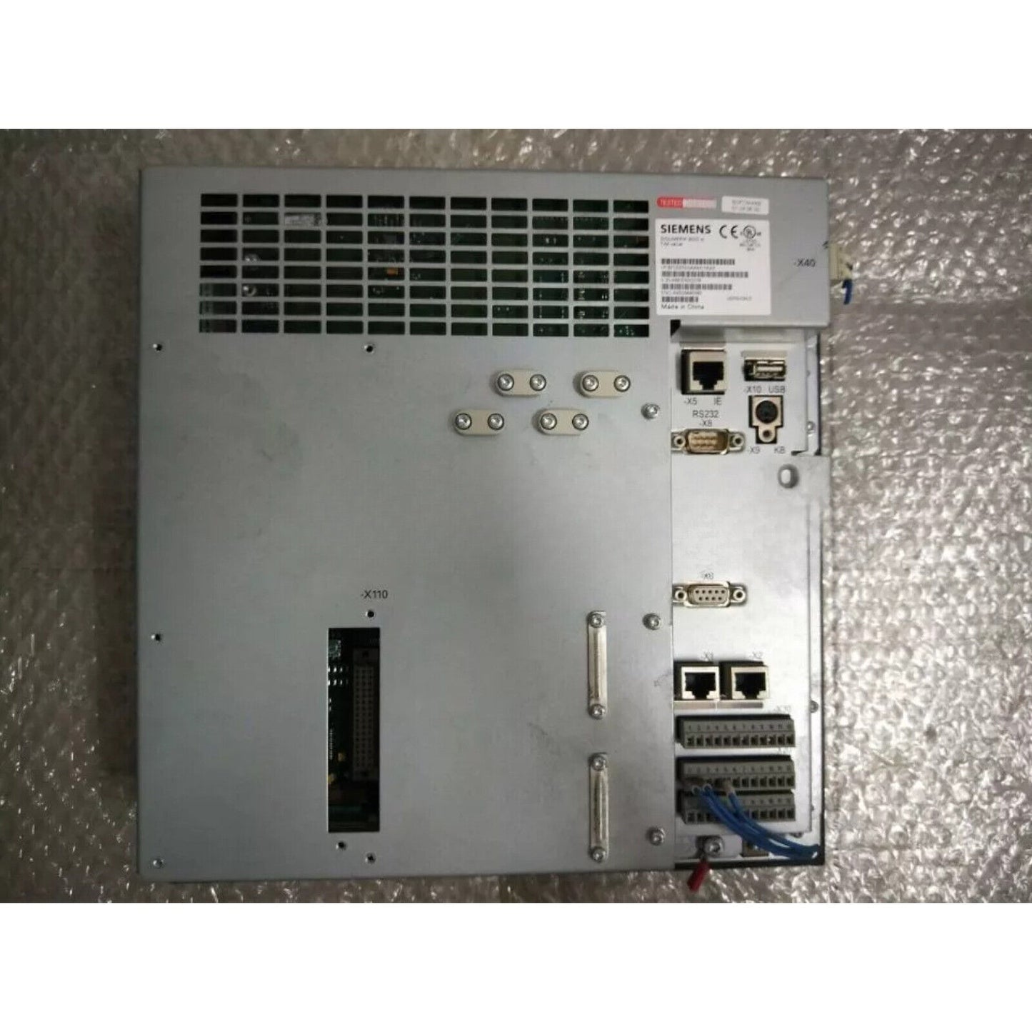 Siemens SINUMERIK 802D Operator Panel, Automation Component Ports and Labels, Industrial Automation Parts