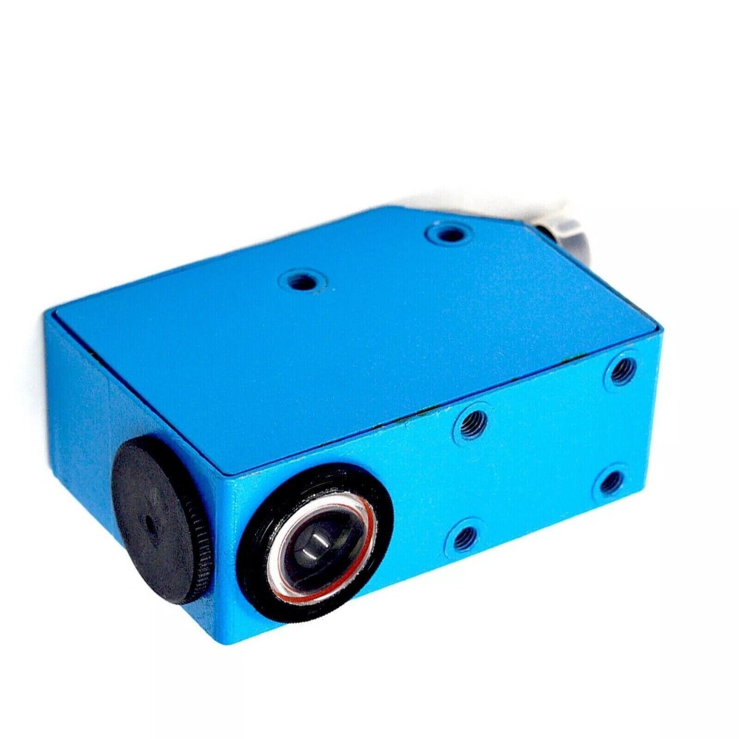 SICK KT5W2P1116 color sensor, blue industrial device. PNP contrast sensor for industrial automation.