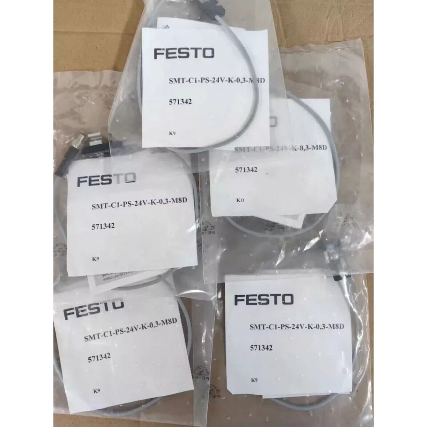 Festo SMT-C1-PS-24V-K-0,3-M8D Proximity Switch, Industrial Automation Sensor, multiple units