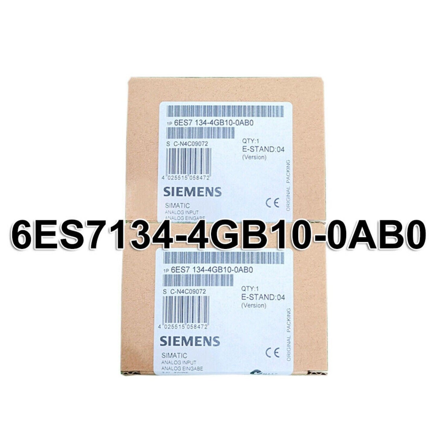 Industrial Communication | Siemens | 6ES7 134-4GB10-0AB0 6ES7134-4GB10-0AB0 ELECTRONIC MODULE FOR ET200S