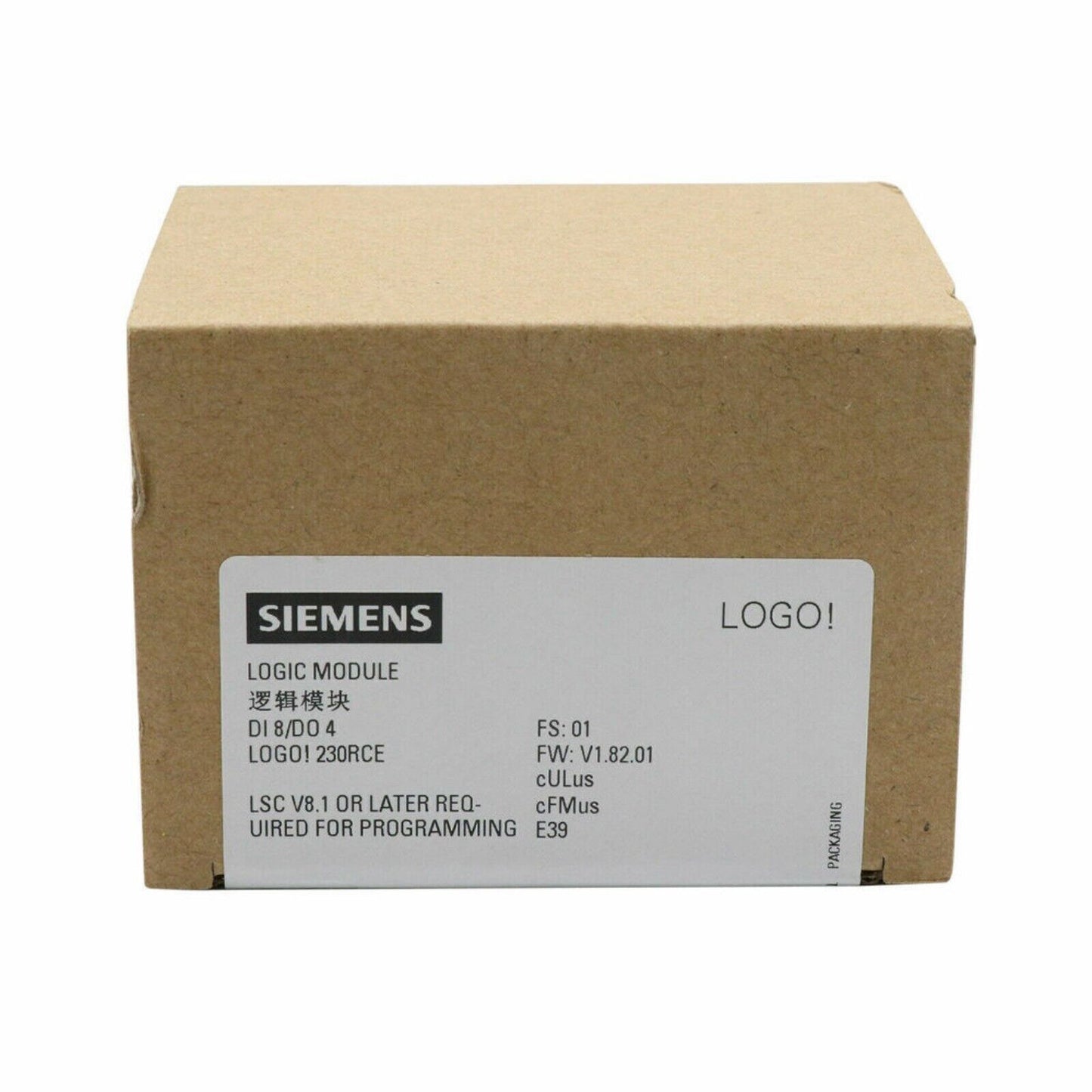 PLC | Siemens | 6ED1052-1FB08-0BA1 6ED1 052-1FB08-0BA1 LOGO 230RCE logic module