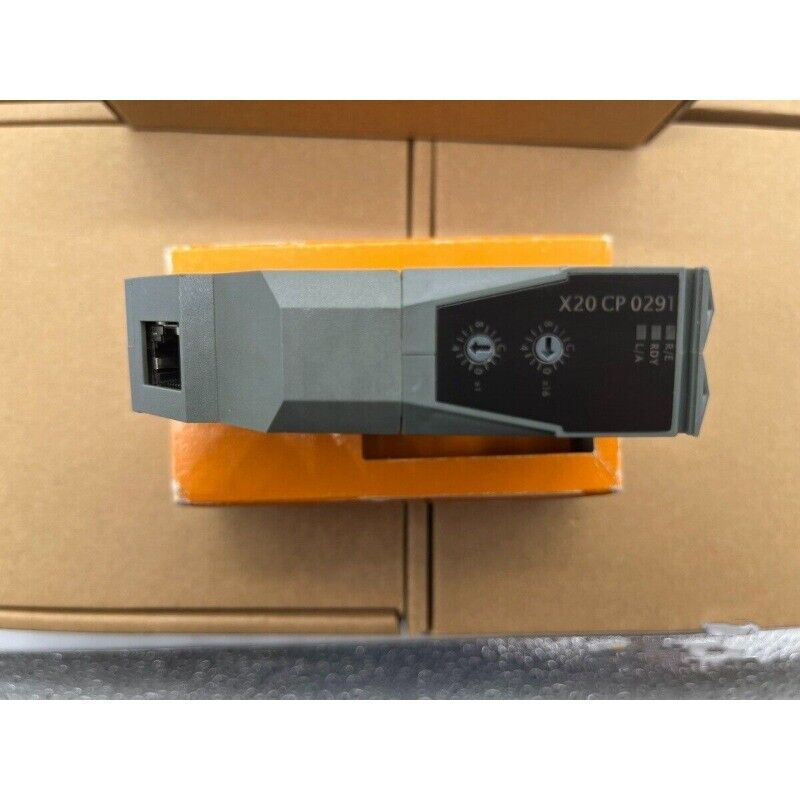 B&R X20 CP0291 PLC module, grey industrial automation component, product view, brand new.