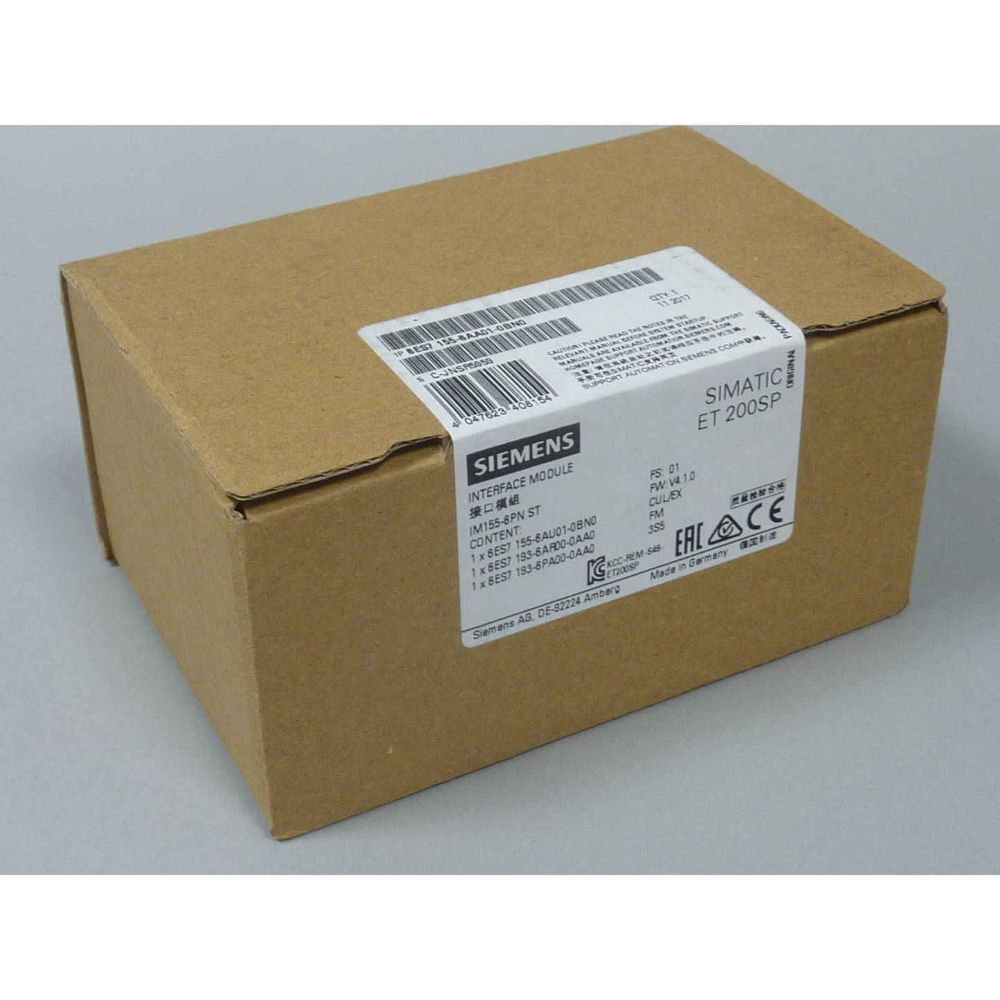 Industrial Communication | Siemens | 6ES7155-6AA01-0BN0 6ES7 155-6AA01-0BN0 SIMATIC ET 200SP