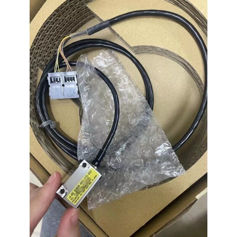 FANUC A860-2155-V001 Servo Motor Sensor, industrial automation part with black cables and connectors.