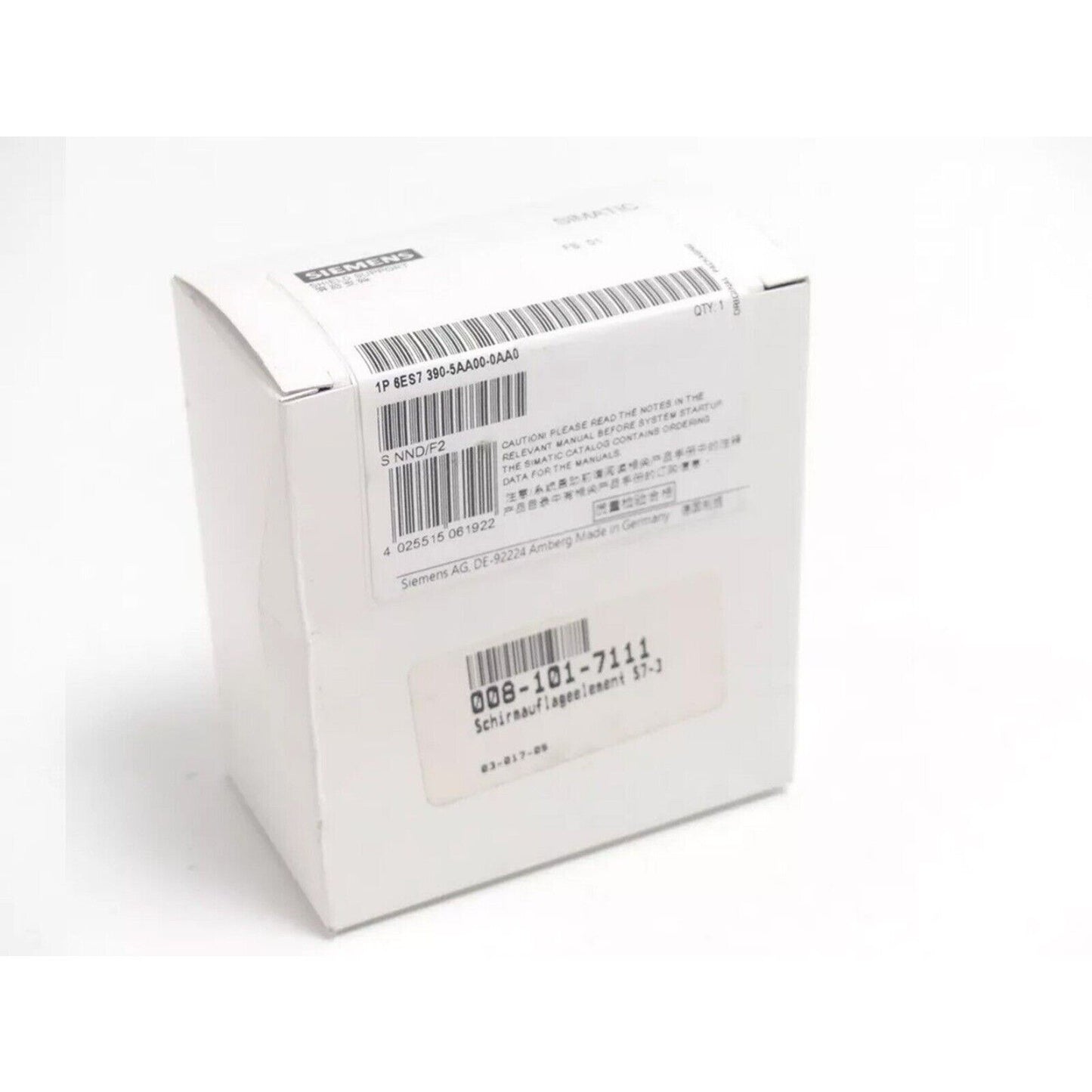 Siemens S7 Shield Support Element 6ES7390-5AA00-0AA0 in packaging, industrial automation part