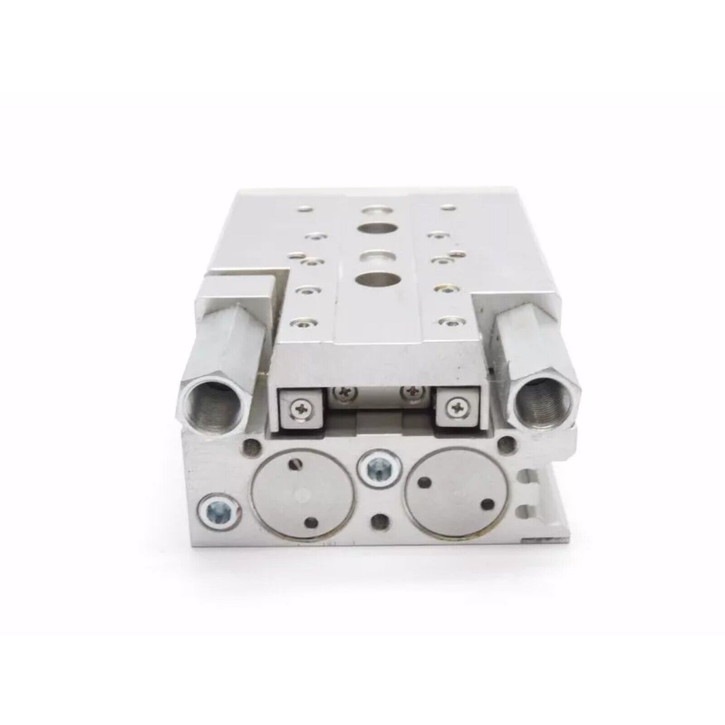 FESTO SLT-20-50-P-A Mini Slide Actuator, silver metal industrial automation component