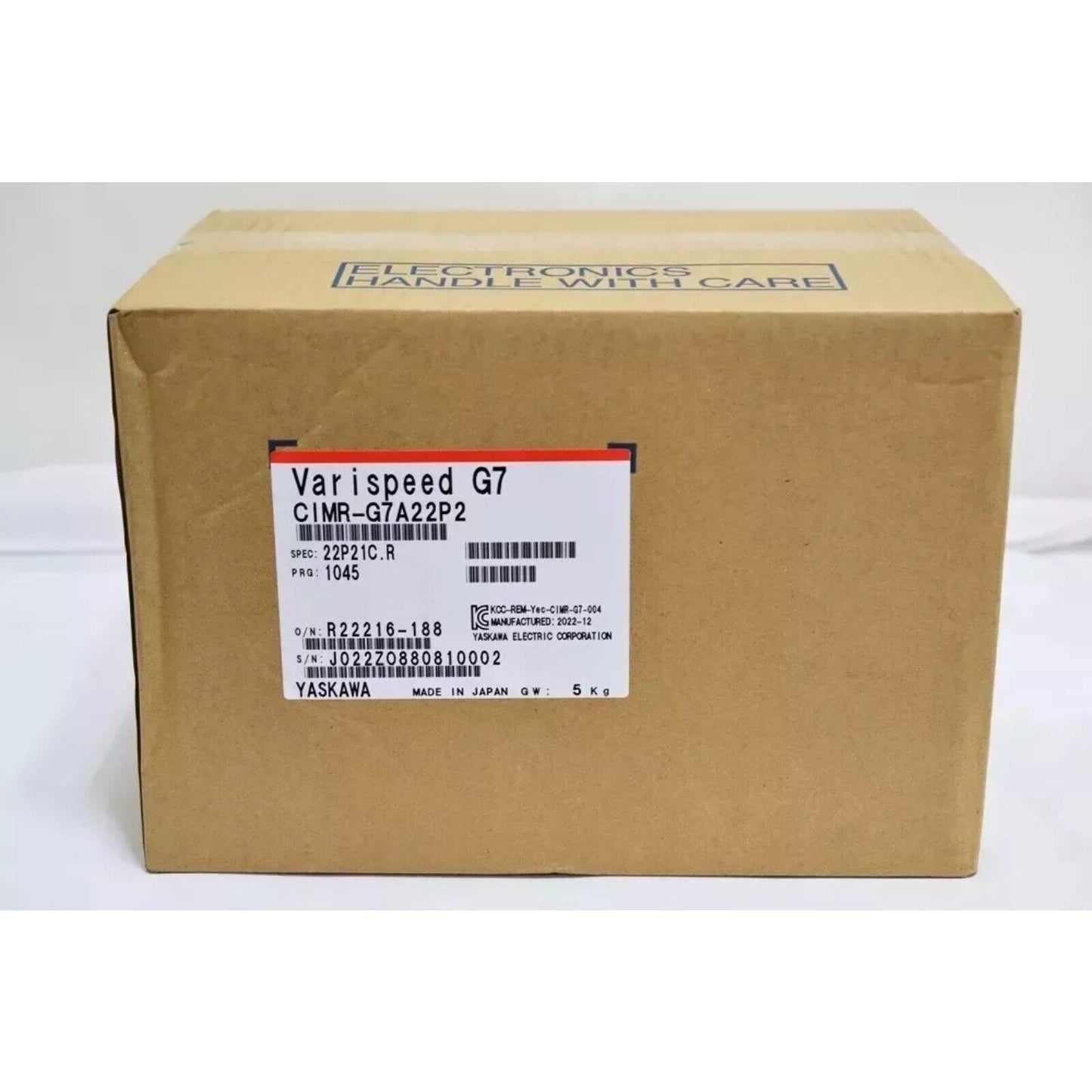 Inverter | YASKAWA | G7 Drive CIMR-G7A22P2 General-Purpose Inverter 3PH/230V/3HP STOCK 5212