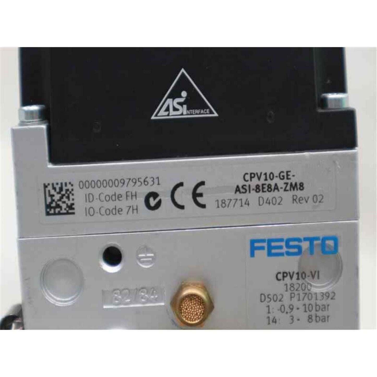 Controller | Festo | CPV10-GE-ASI-8E8A-ZM8 187714 Valve Terminal 30 Days Warranty