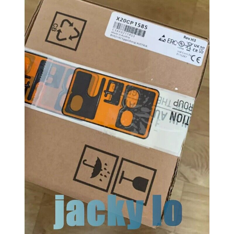 B&R X20CP1585 Module in box with shipping label, PLC module, Expedited shipping