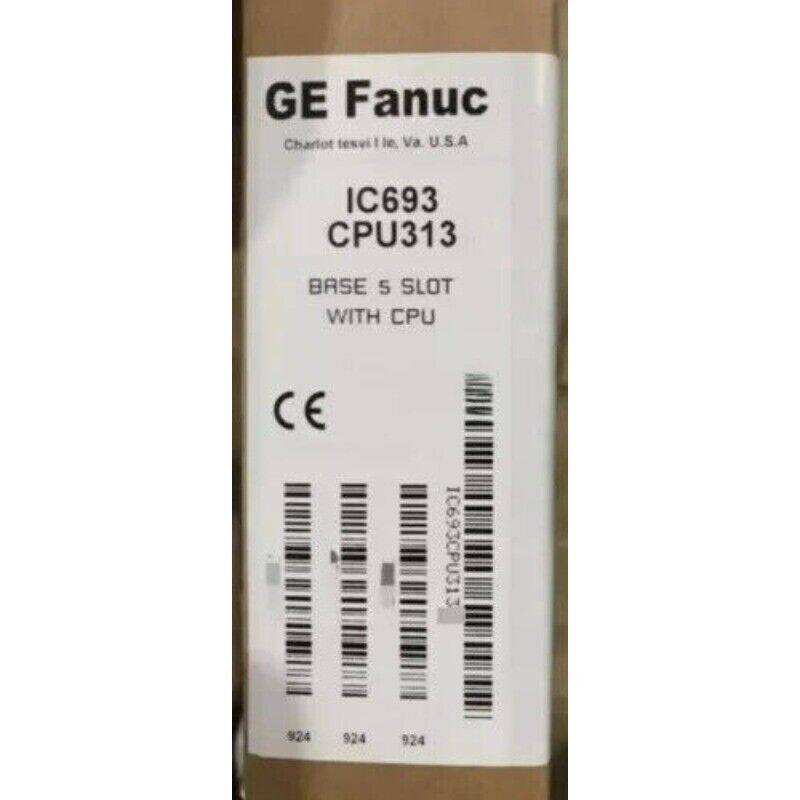 GE Fanuc IC693 CPU313 module, a PLC component with 5 slots. New factory sealed automation part.