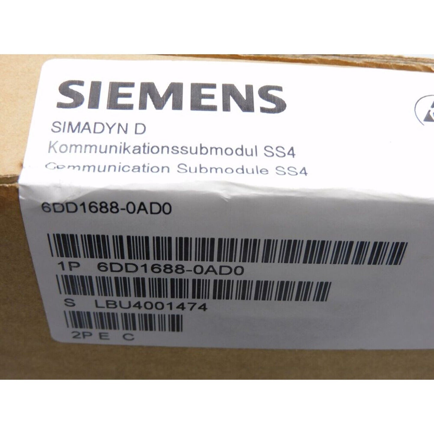PLC | Siemens | 6DD1688-0AD0 6DD1 688-0AD0 SIMADYN D COMMUNICATION SUBMODULE SS4