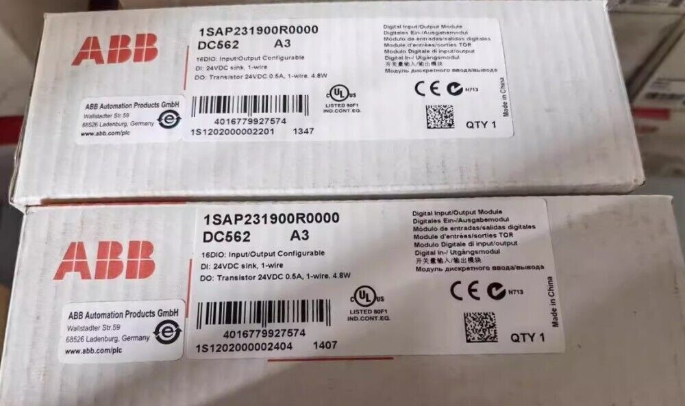 ABB DC562 Digital Input/Output Module, Industrial Automation Parts