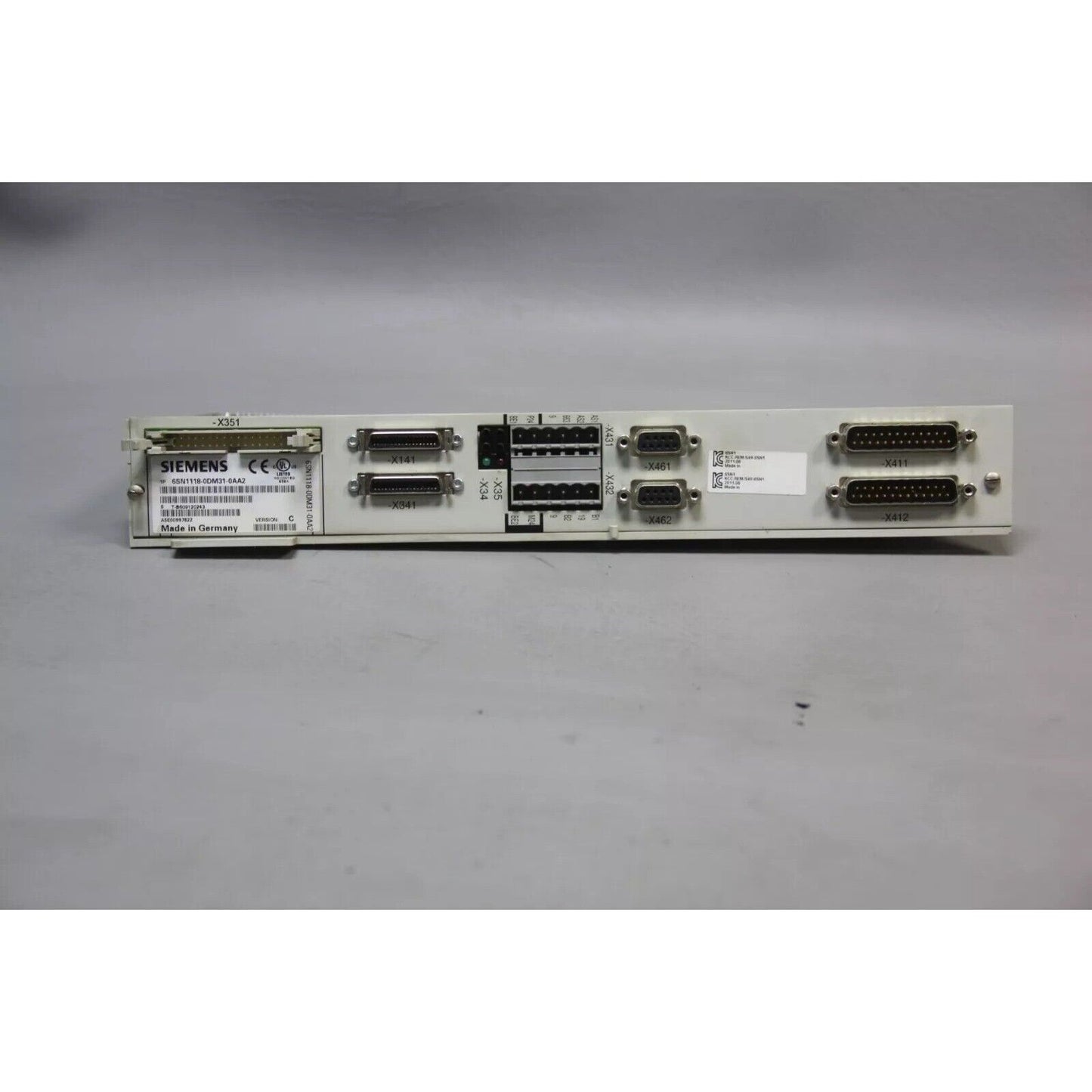 Siemens SIMODRIVE 611 Digital Control Module 6SN1118-0DM31-0AA2, Made in Germany, PLC industrial automation part.