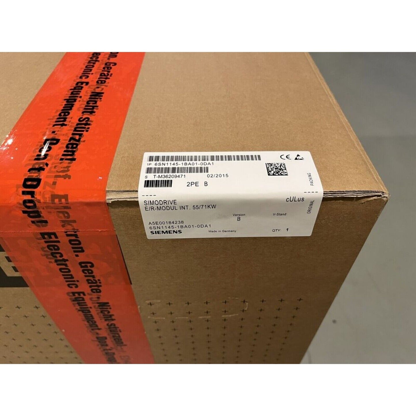 Drives/Drive Modules | Siemens | 6SN1145-1BA01-0DA1 6SN1 145-1BA01-0DA1 INFEED/REGENERATIVE MODULE