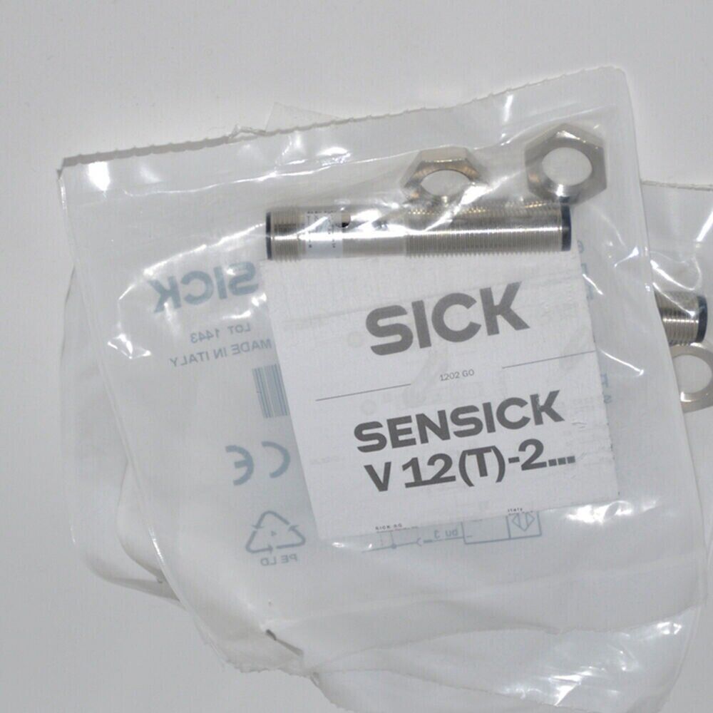 SICK VT12T-2P430 photoelectric switch sensor in packaging. Industrial automation part.