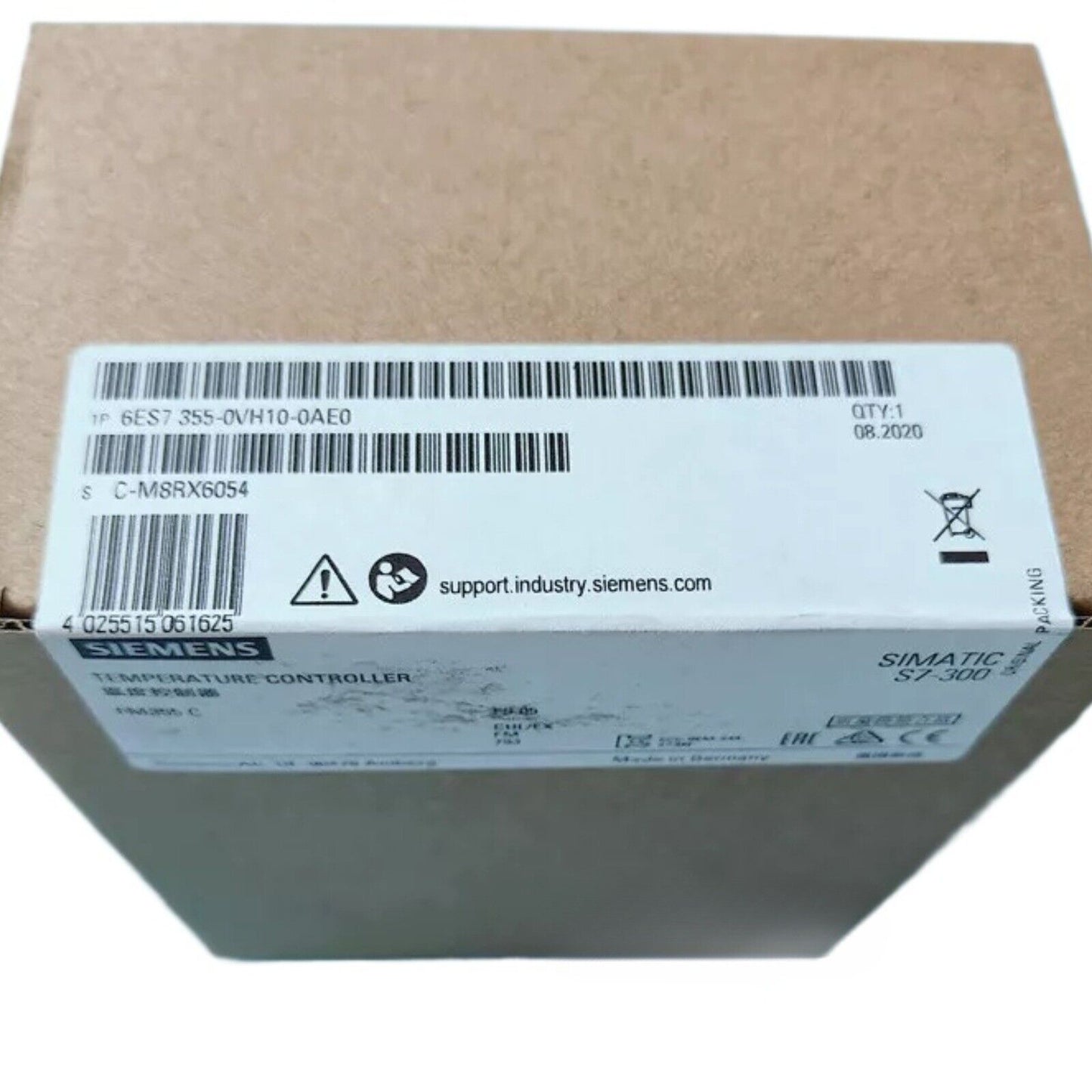 Siemens SIMATIC S7-300 Temperature Controller Module 6ES7355-0VH10-0AE0, boxed, industrial automation part, Made in Germany