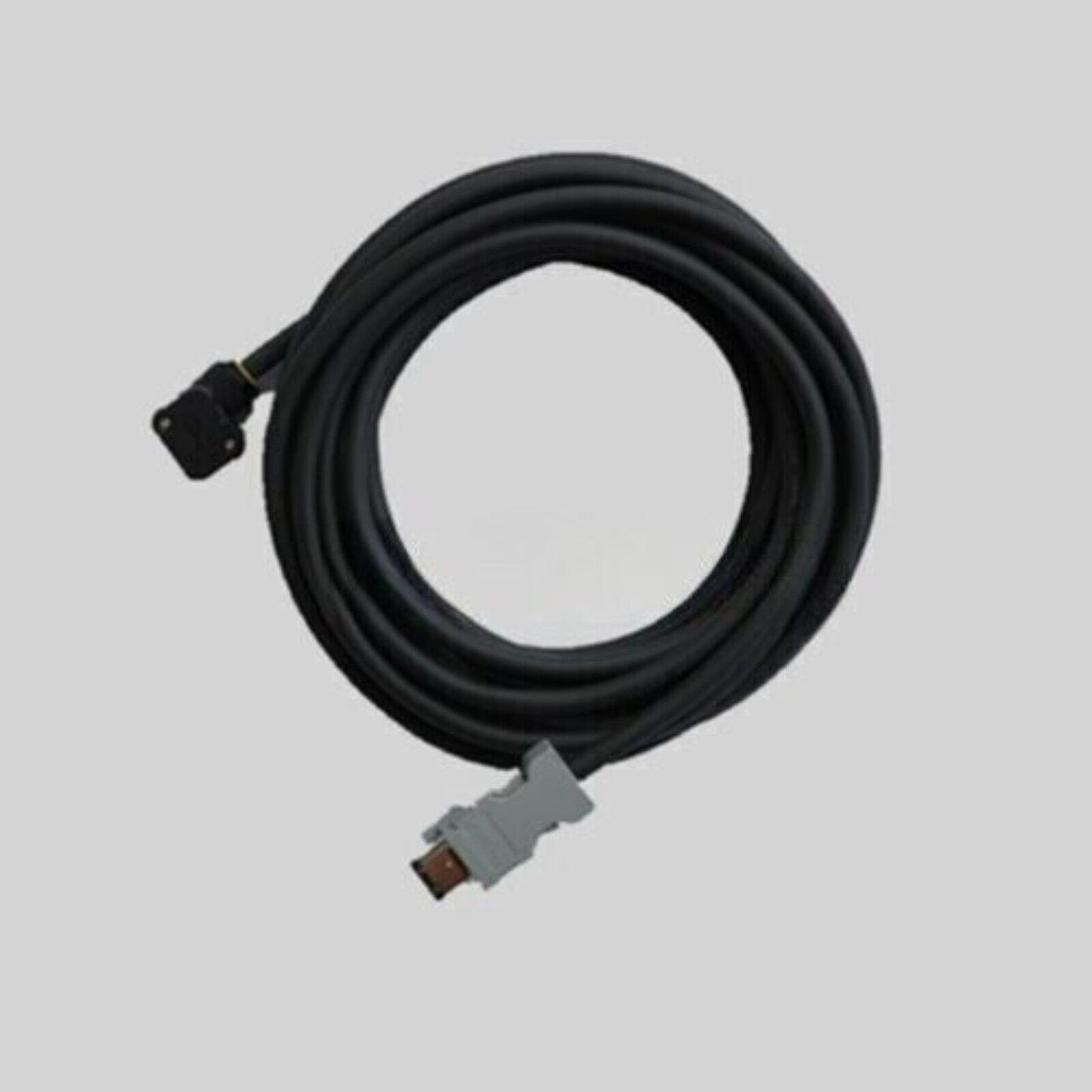 YASKAWA power servo motor encoder cable JZSP-CSP01-03-E, black with connectors, industrial automation part.