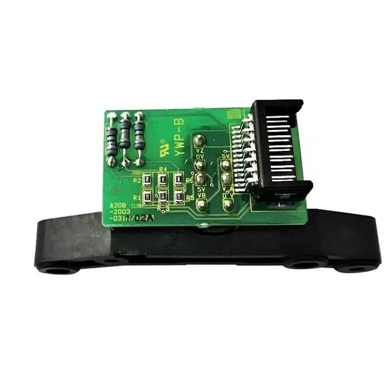 FANUC PLC Module A20B-2003-0311 Spindle Encoder - Green circuit board with black connector.