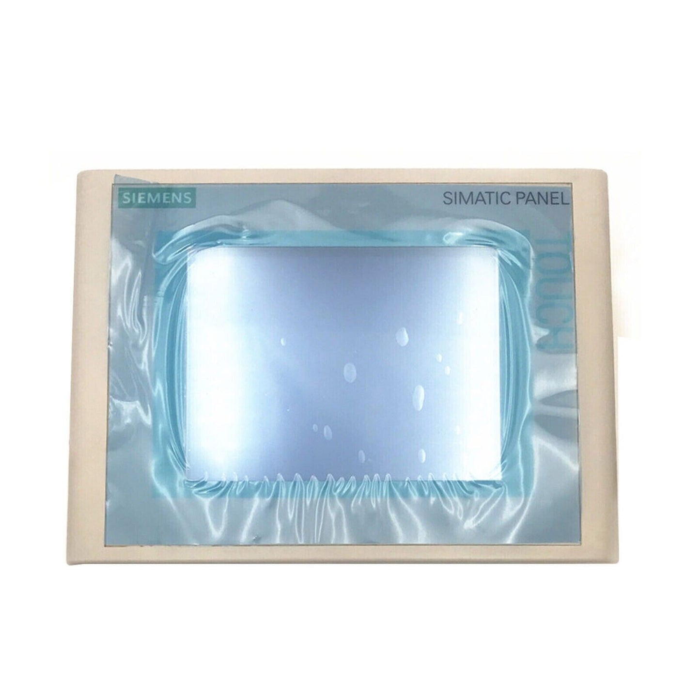 New Siemens SIMATIC TP1200 Comfort Panel HMI, protected by blue film, SIMATIC Panel.