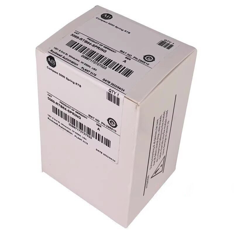 Allen-Bradley 5069-RTB64-SPRING Compact 5000 Spring RTB, New in Box. PLC automation part from Rockwell Automation.