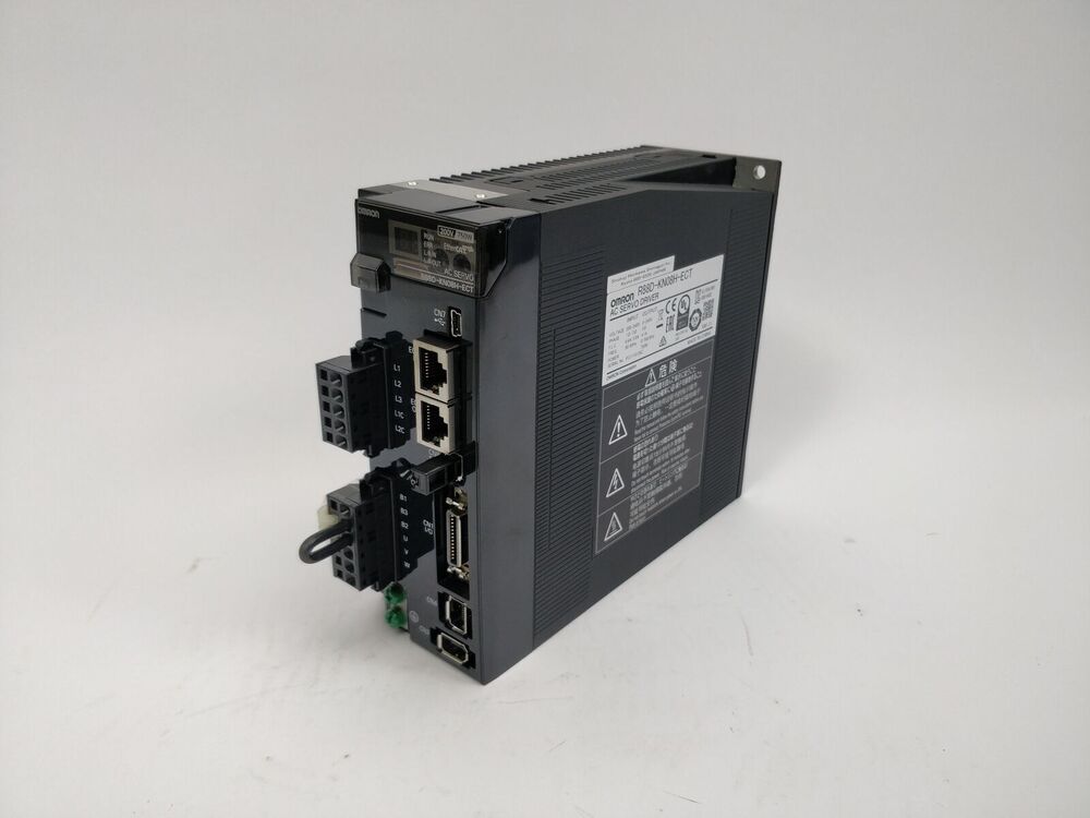 Omron R88D-KN08H-ECT AC Servo Drive, new industrial automation equipment, product detail.