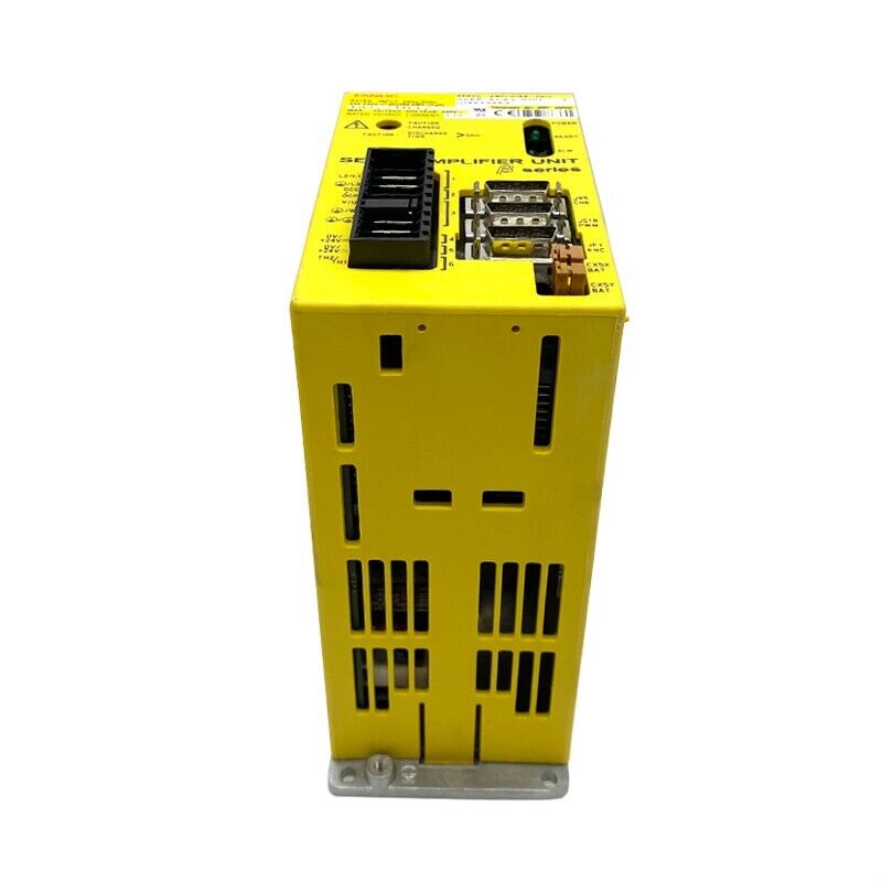 FANUC A06B-6093-H101 Servo Amplifier, yellow industrial automation component, SERVO AMPLIFIER unit B series