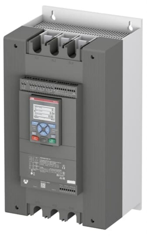 ABB PSTX250-600-70 Soft Starter, industrial automation component, gray and white.