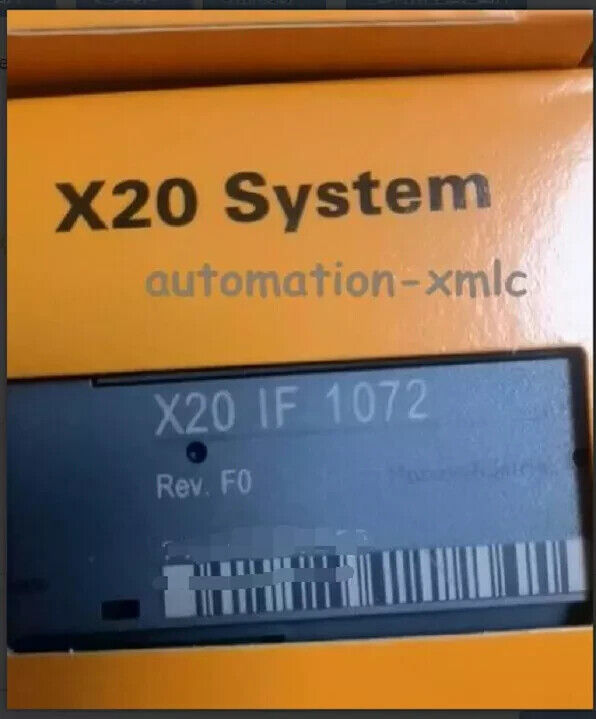 B&R X20 System X20IF1072 PLC Module, industrial automation part, Rev. F0.