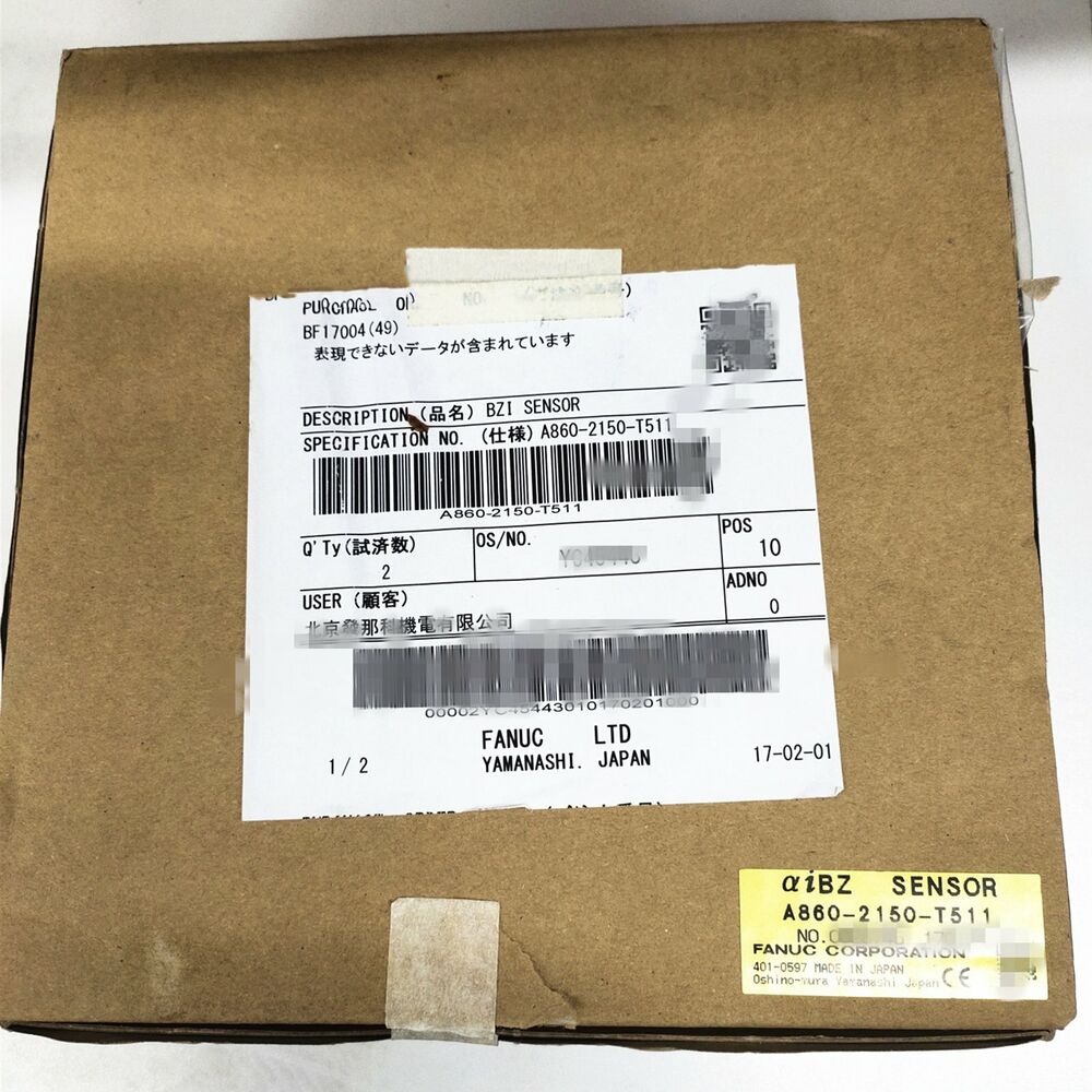 FANUC A860-2150-T511 Encoder in box, BZI Sensor, new in box, fast shipping.