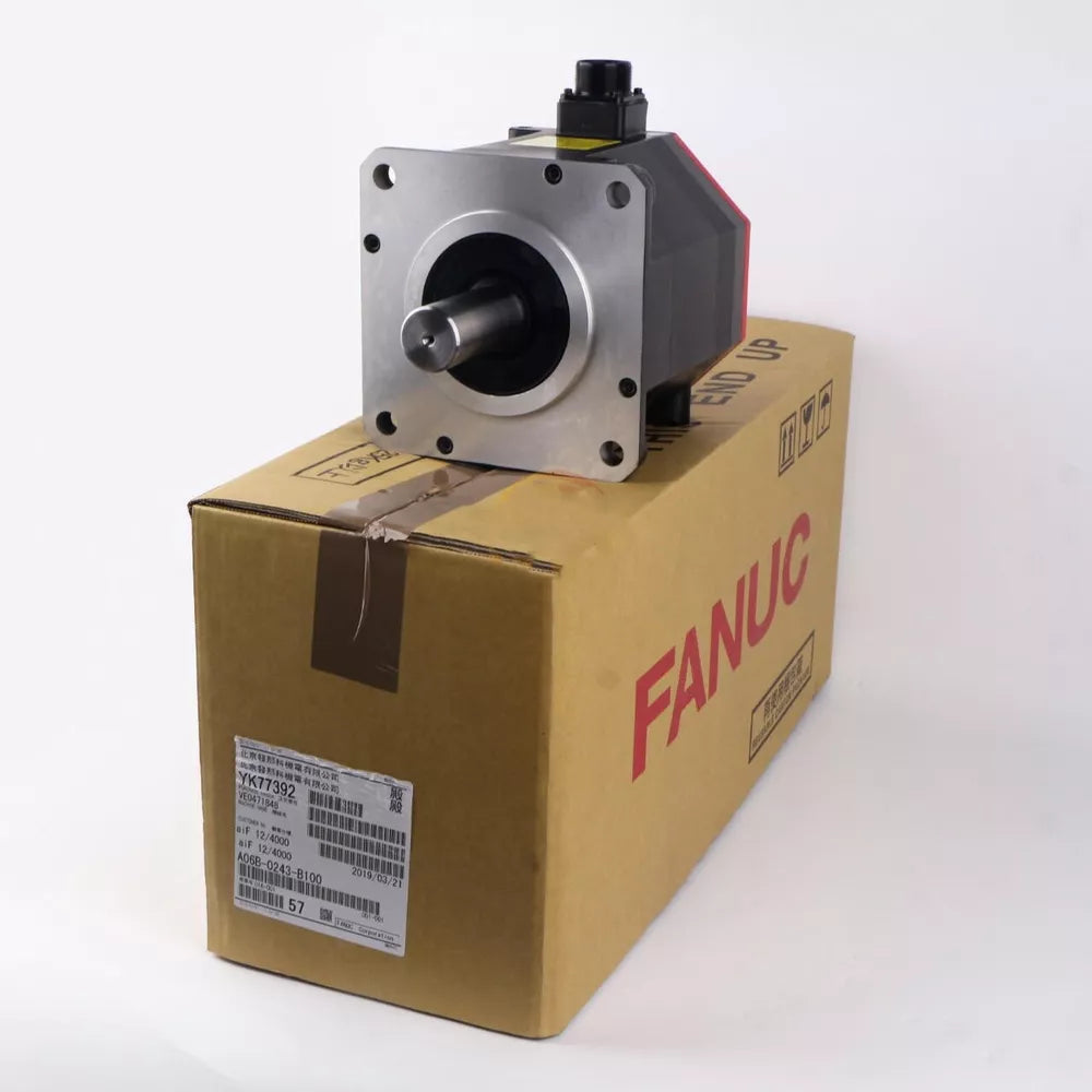 FANUC A06B-0243-B100 Servo Motor, new industrial automation part, fast shipping