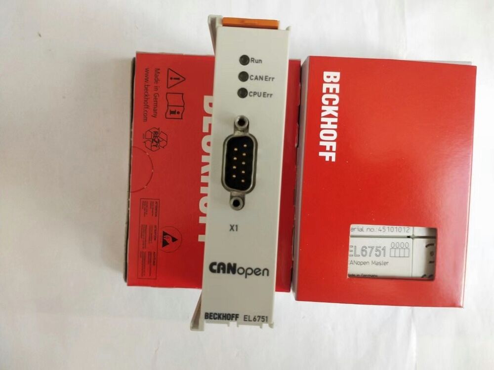 Beckhoff EL6751 CANopen Master module, new in box, industrial automation part.