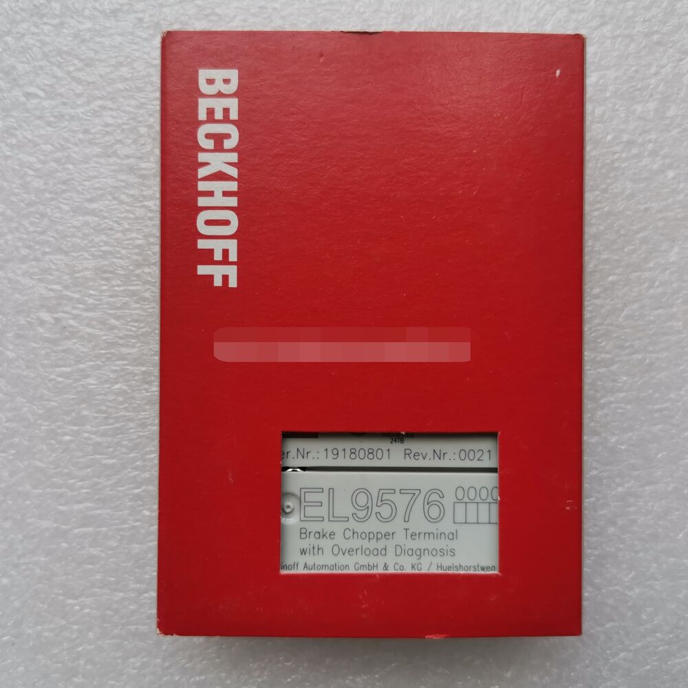 Beckhoff EL9576 Brake Chopper Terminal in Red Package, Industrial Automation Part