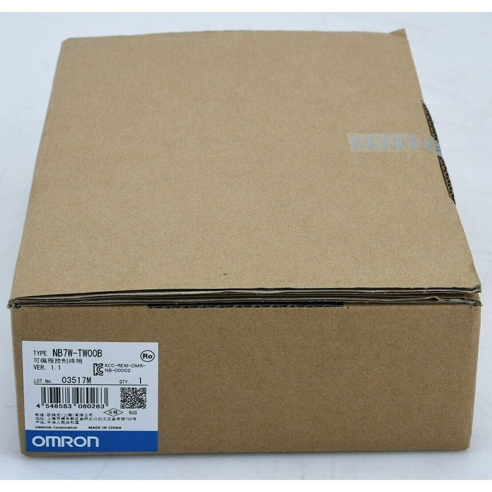 Omron NB7W-TW00B HMI touch panel in box. New condition, expedited shipping.