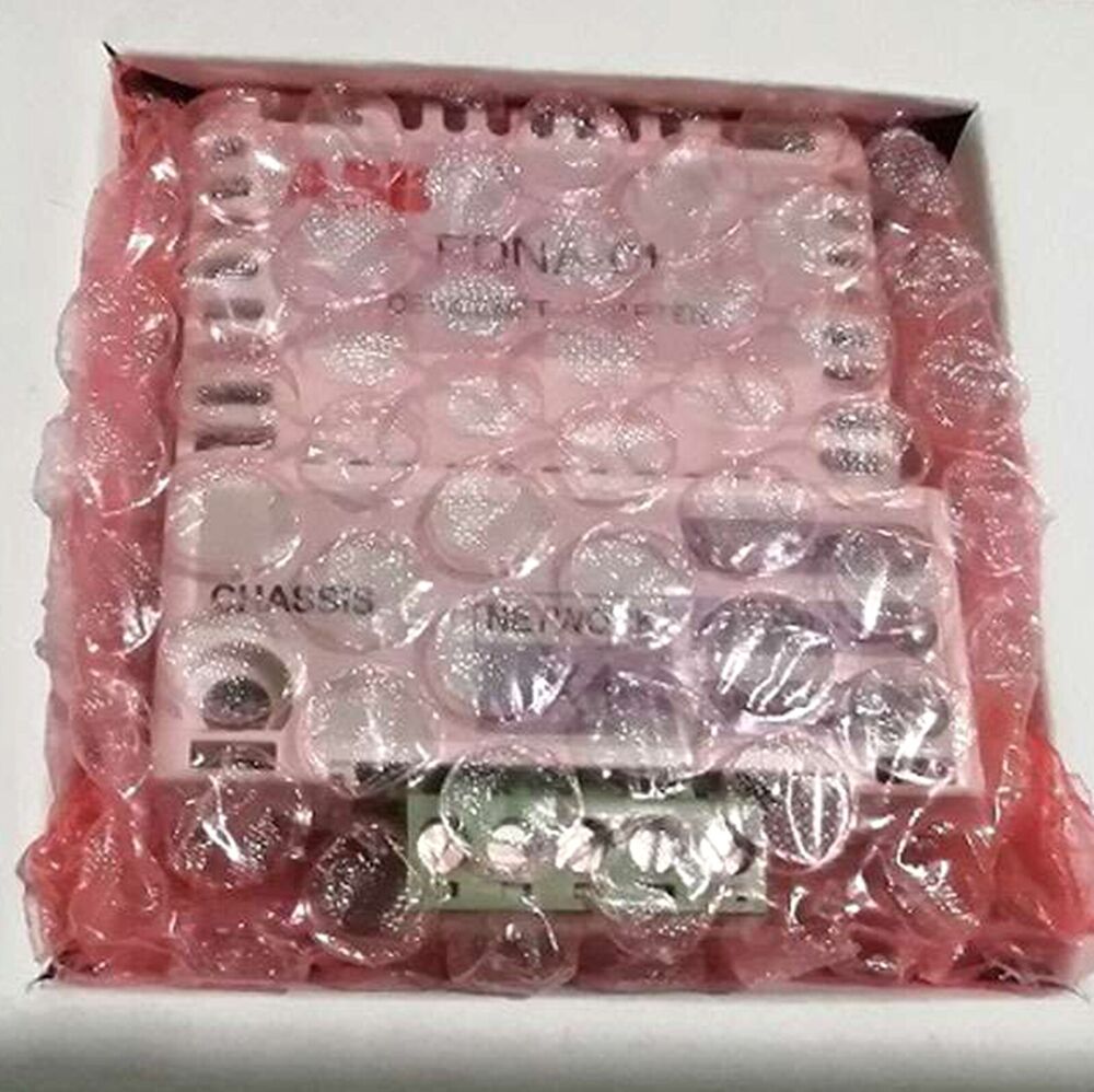 ABB FDNA-01 DeviceNet Adapter Module packaged for shipping, wrapped in bubble wrap, industrial automation part.