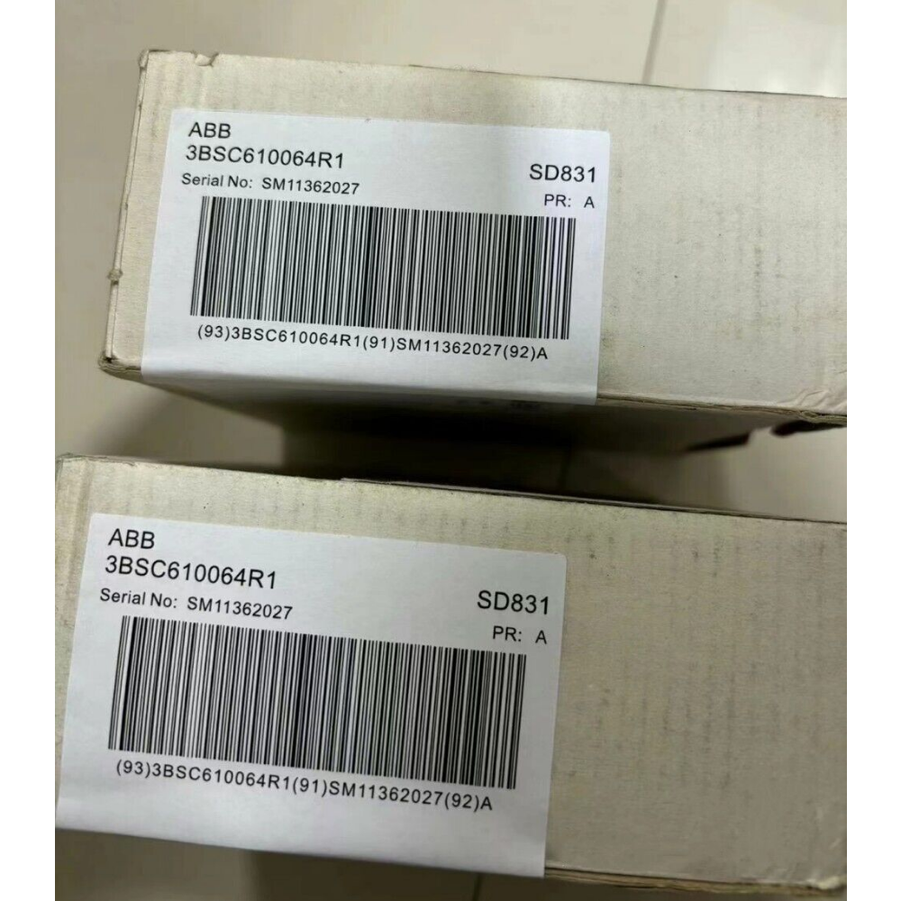 ABB SD831 3BSC610064R1 Power Module, new in box, with serial number SM11362027