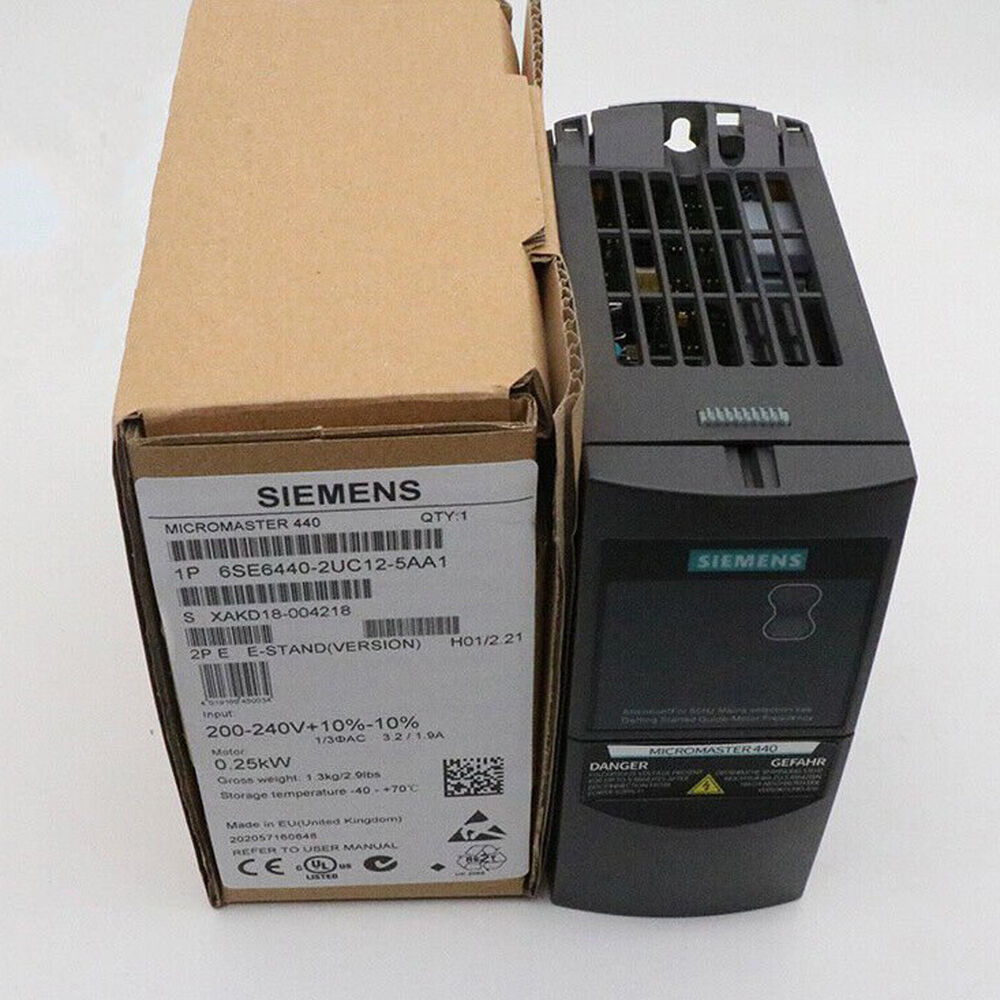 Variable Frequency Drive | Siemens | 6SE6440-2UC12-5AA1 6SE6440-2UC12-5AA1 MICROMASTER440 without filter