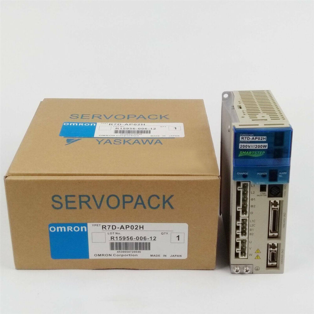 OMRON R7D-AP02H Servo Drive, New In Box, with SERVOPACK, 200V, SMARTSTEP, industrial automation parts