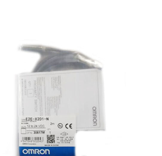 Omron E2E-X2D1-N Proximity Sensor with packaging, 12-24 VDC, industrial automation part