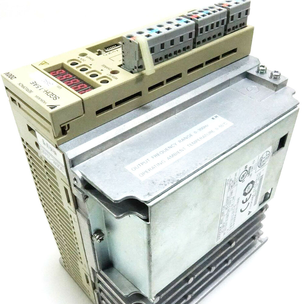Yaskawa SGDH-15AE servo drive, brand new, industrial automation part, digital display, front view