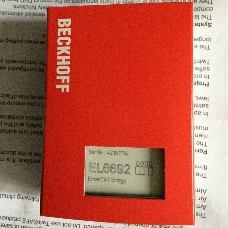 Beckhoff EL6692 EtherCAT Bridge Module, New In Box