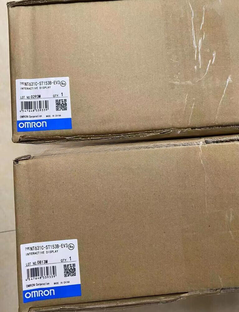 Omron NT631C-ST153B-EV3 HMI touch screen in boxes, 10-inch interactive display