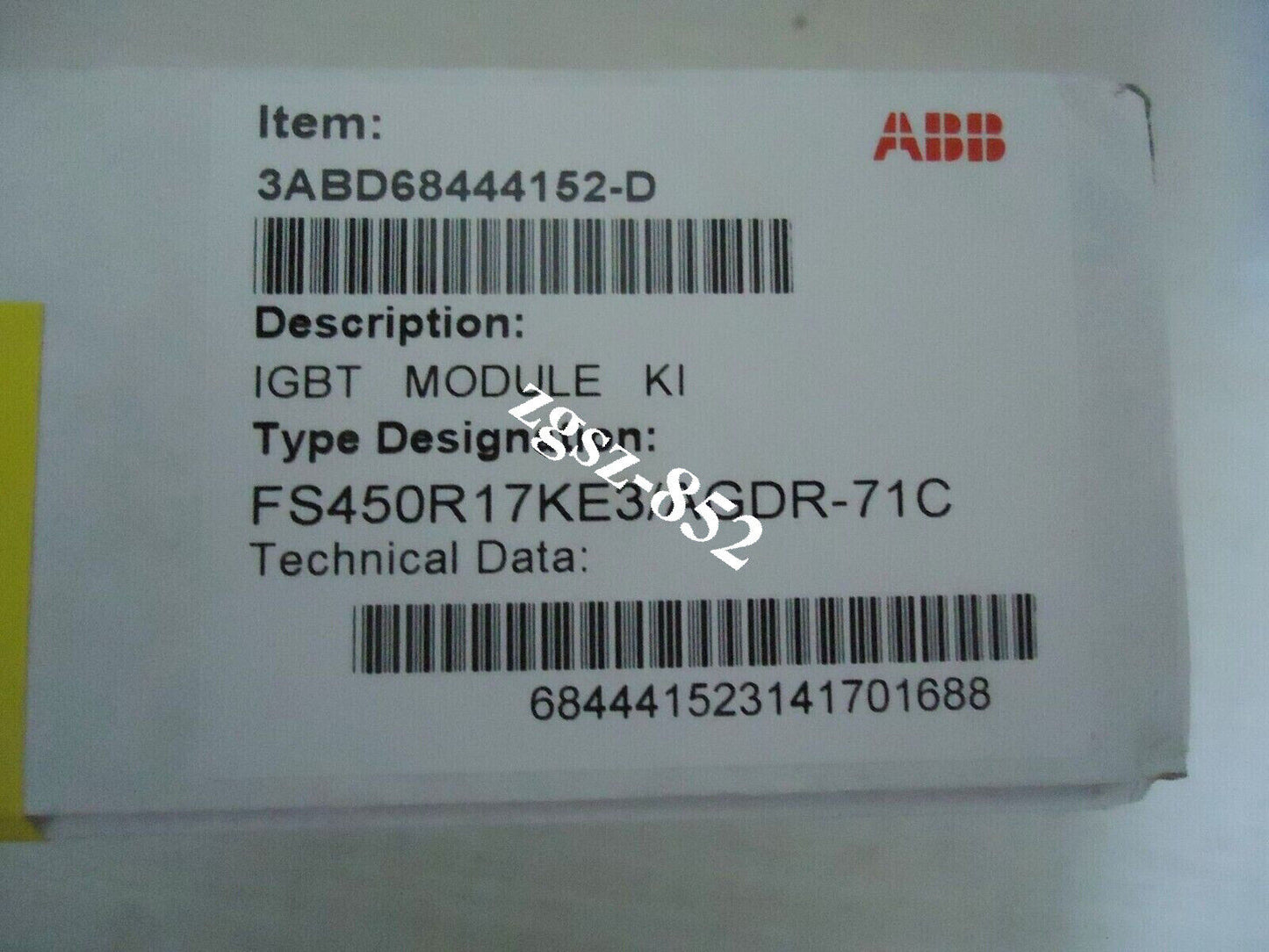 ABB FS450R17KE3/AGDR-71C IGBT Module - Industrial Automation Part