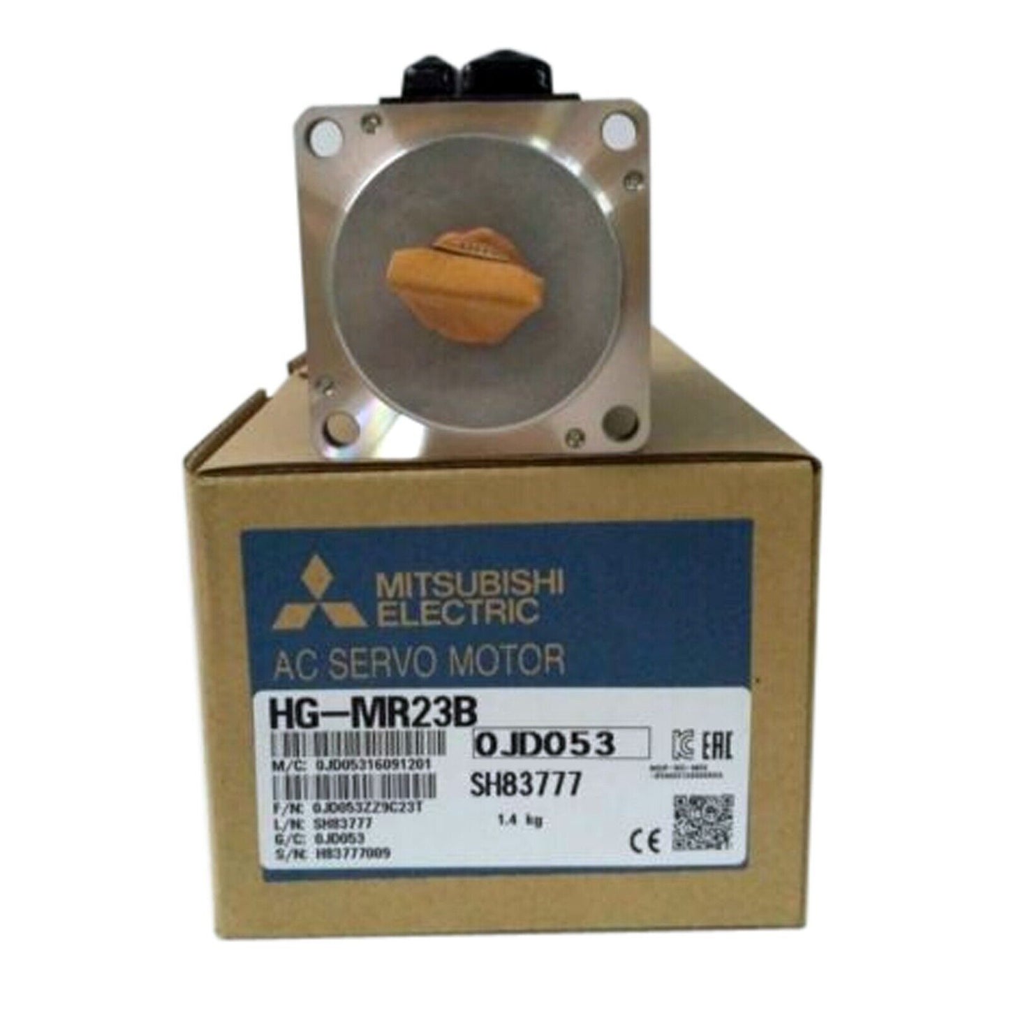 Mitsubishi HG-MR23B AC Servo Motor. New in box. Industrial automation part.